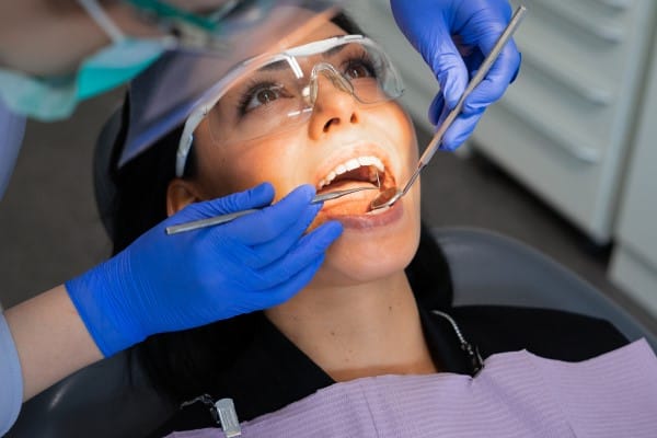 Routine dental check-up for early detection of dental problems